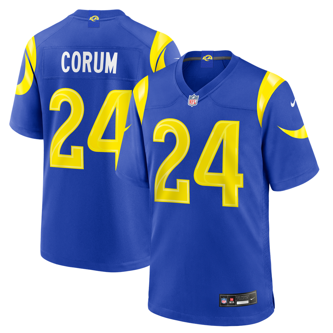 Los Angeles Rams Blake Corum Nike Game Jersey - Royal