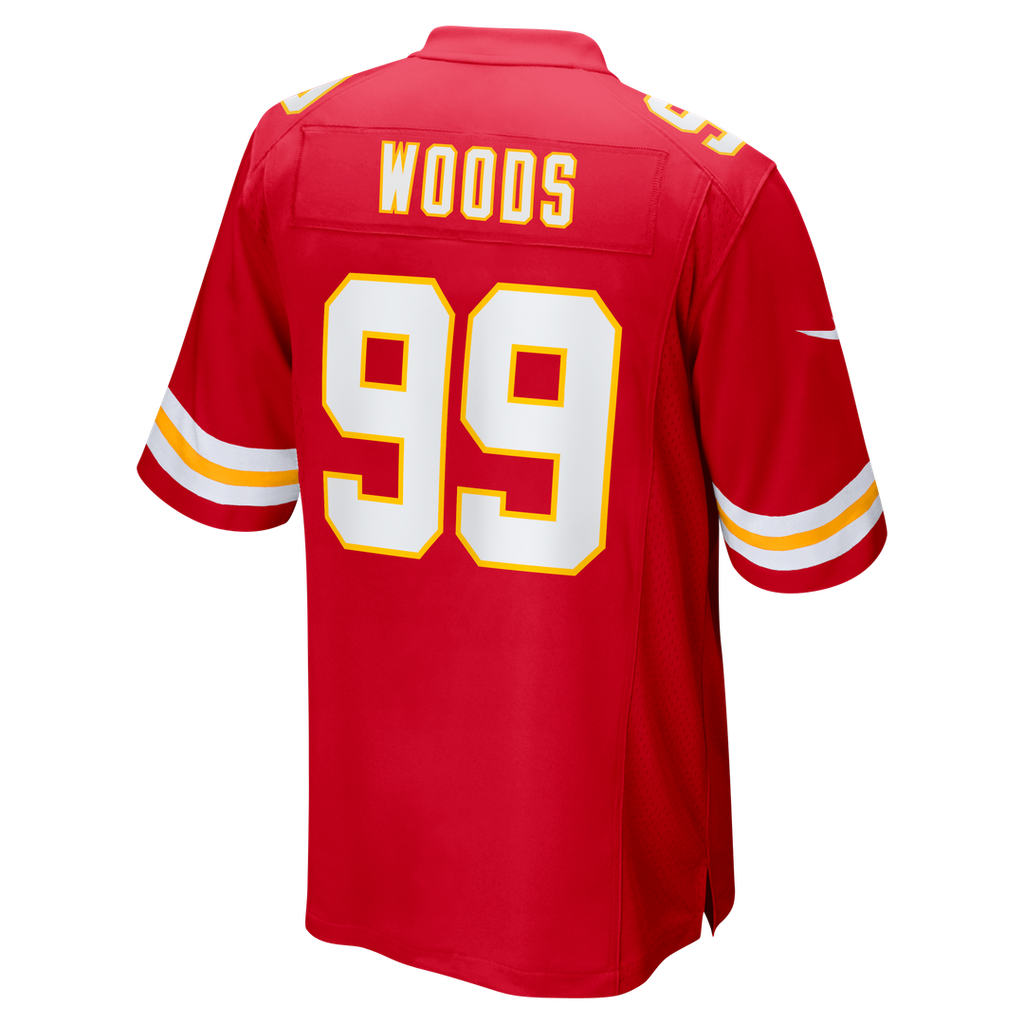 Kansas City Chiefs Peter Woods Nike Team Game Jersey - Red