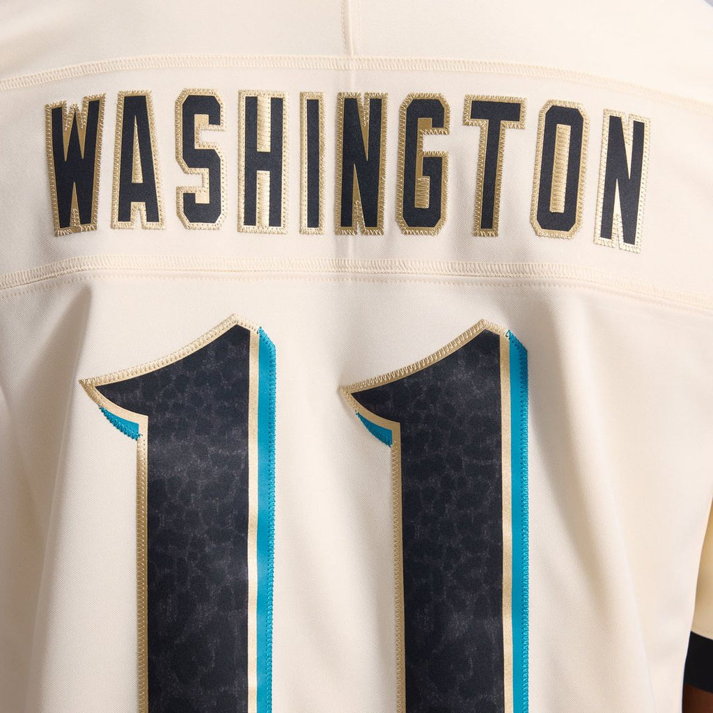 Jacksonville Jaguars Parker Washington Nike 2026 Rivalries Collection Stitched Limited Jersey - Natural