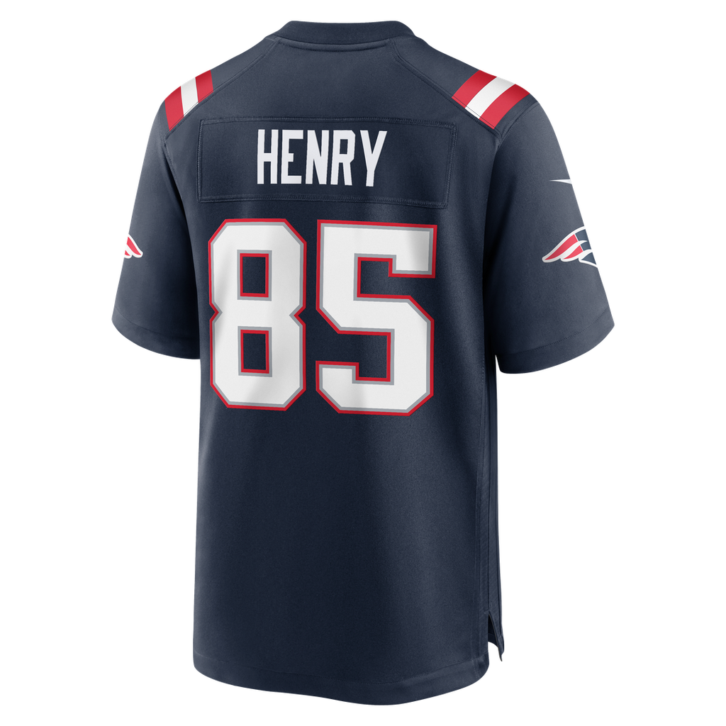 New England Patriots Hunter Henry Nike Team Game Jersey - Navy