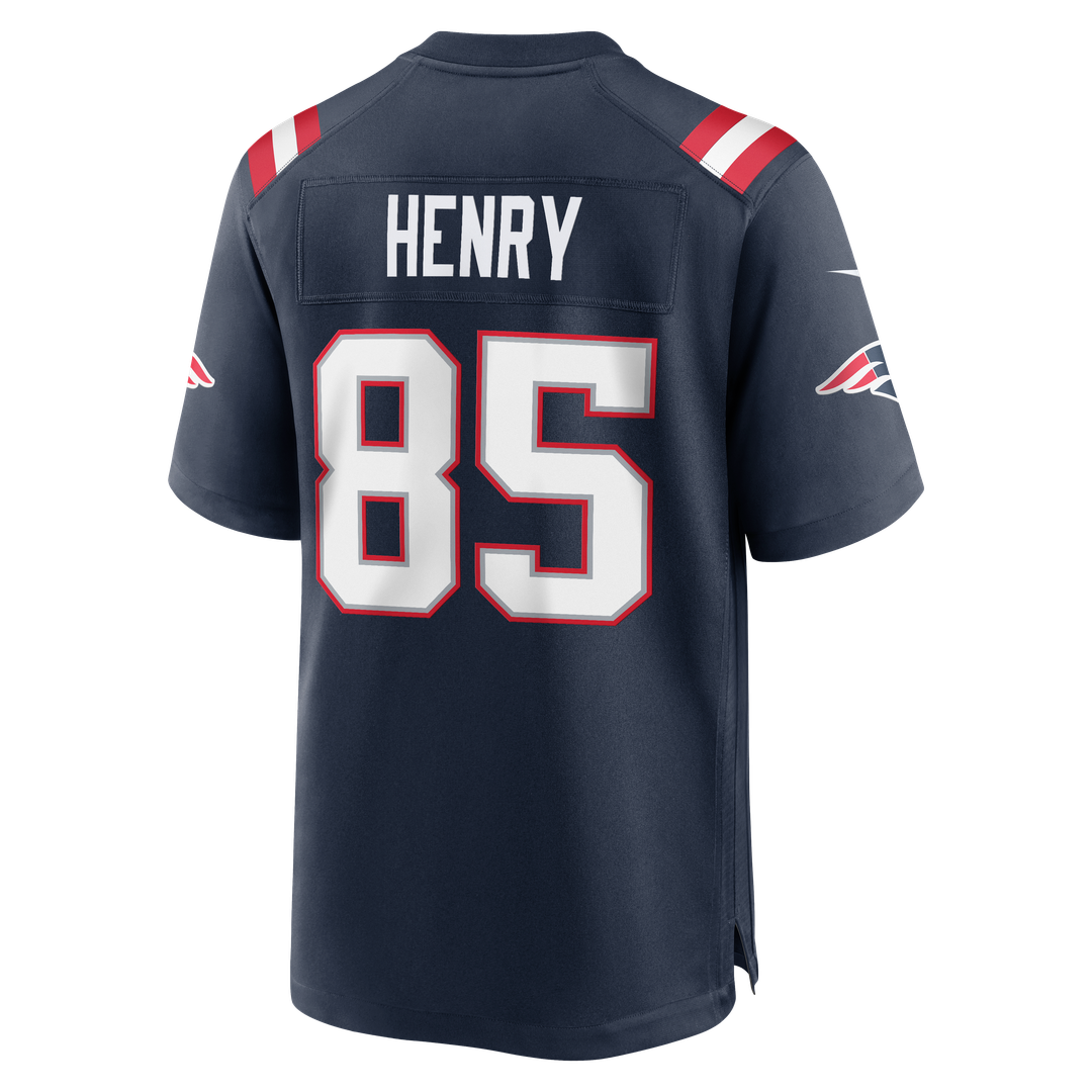 New England Patriots Hunter Henry Nike Team Game Jersey - Navy