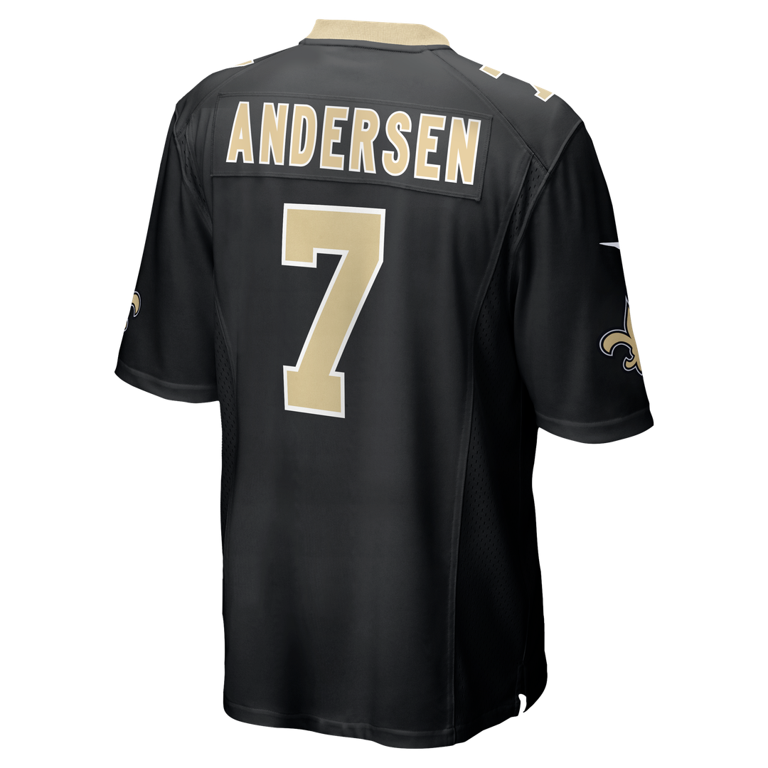 New Orleans Saints Morten Andersen Nike Game Retired Player Jersey - Black
