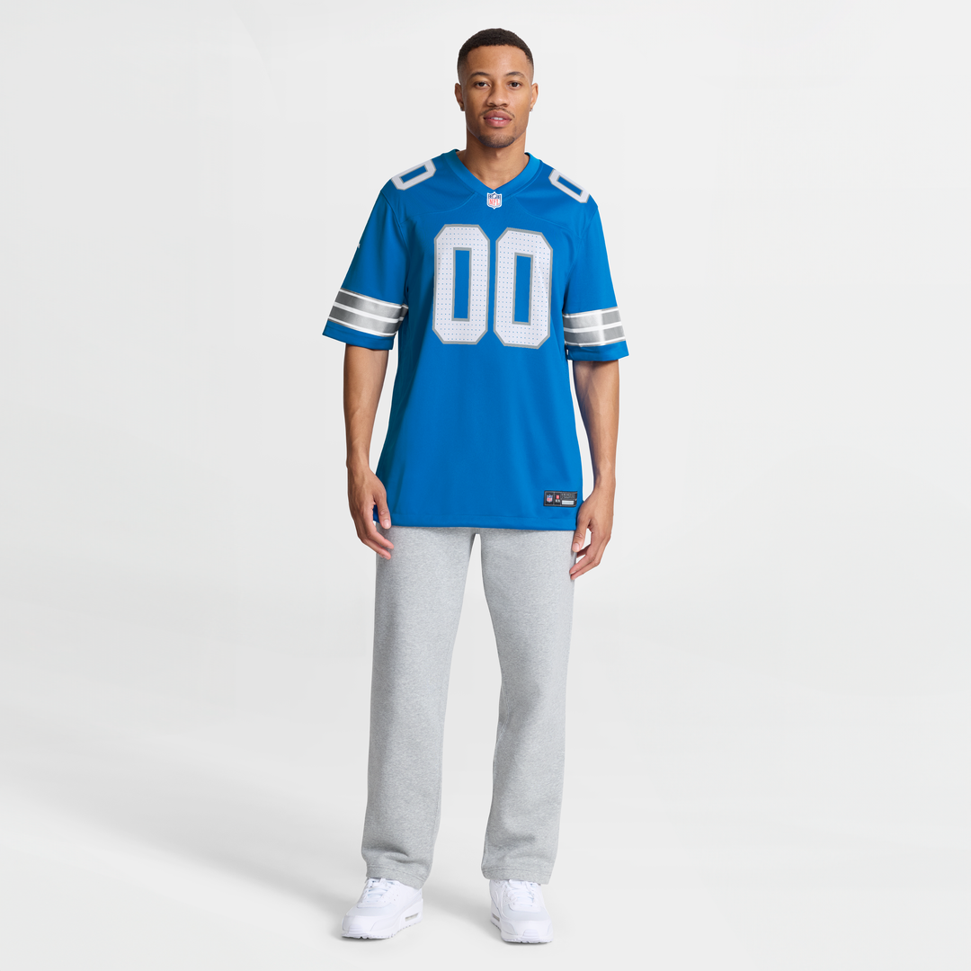 Detroit Lions Nike Custom Game Jersey - Blue