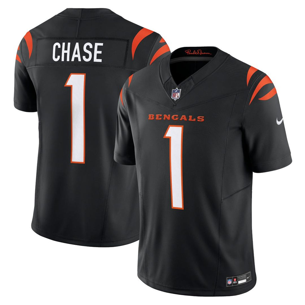 Cincinnati Bengals Ja'Marr Chase Nike Vapor F.U.S.E. Limited Jersey - Black