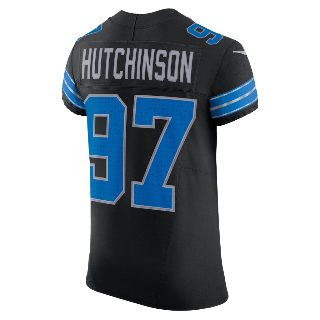 Detroit Lions Aidan Hutchinson Nike Alternate Vapor F.U.S.E. Elite Jersey - Black
