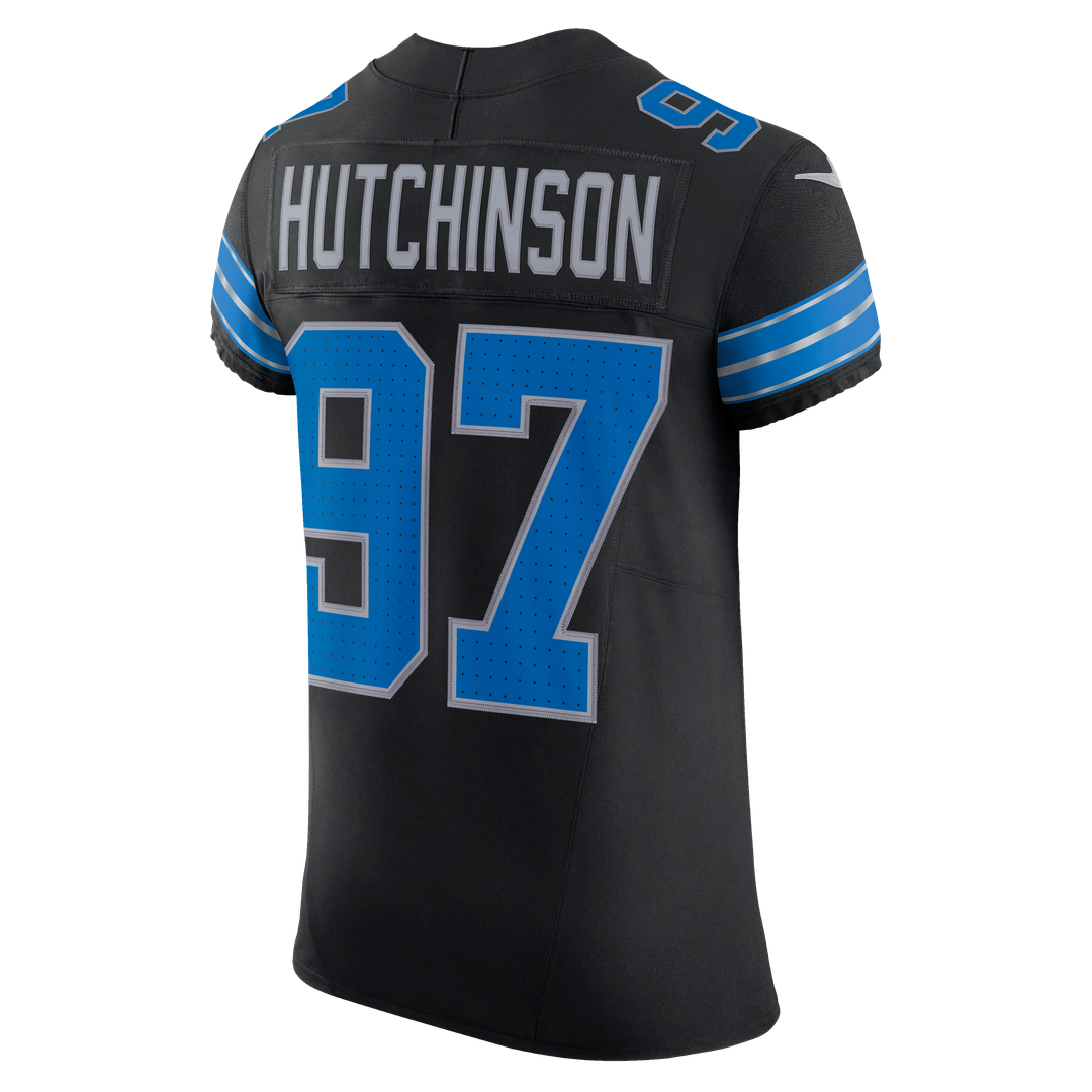 Detroit Lions Aidan Hutchinson Nike Alternate Vapor F.U.S.E. Elite Jersey - Black