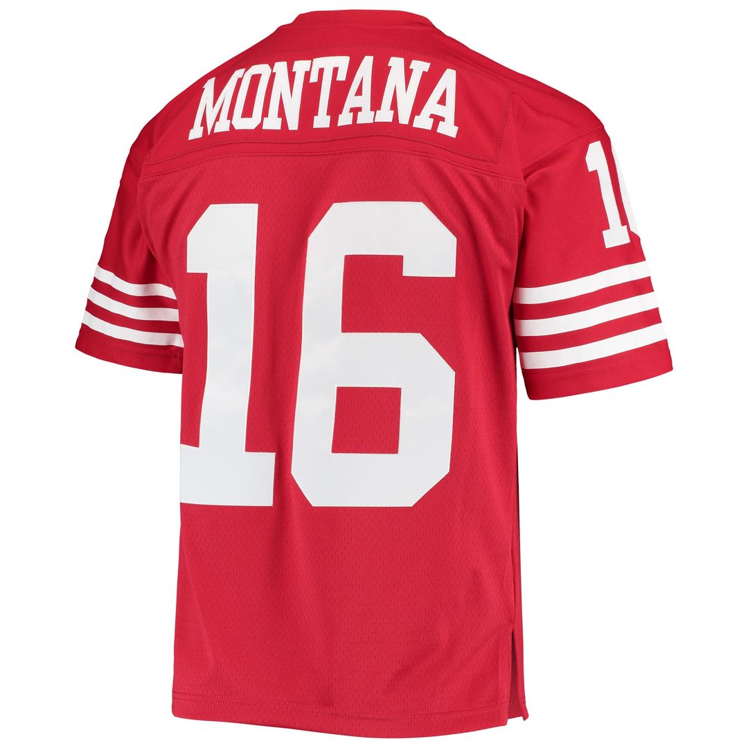 San Francisco 49ers Joe Montana Mitchell & Ness Legacy Replica Jersey - Scarlet