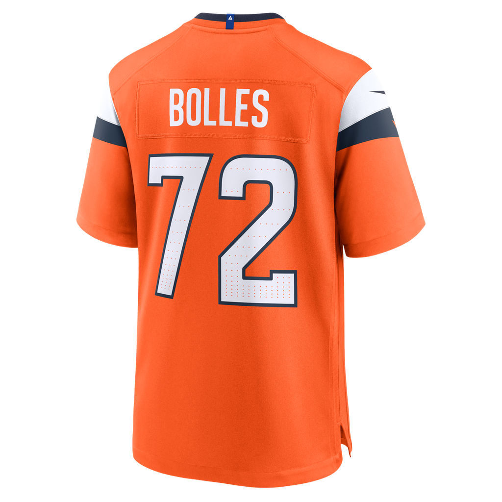 Denver Broncos Garett Bolles Nike Team Game Jersey - Orange