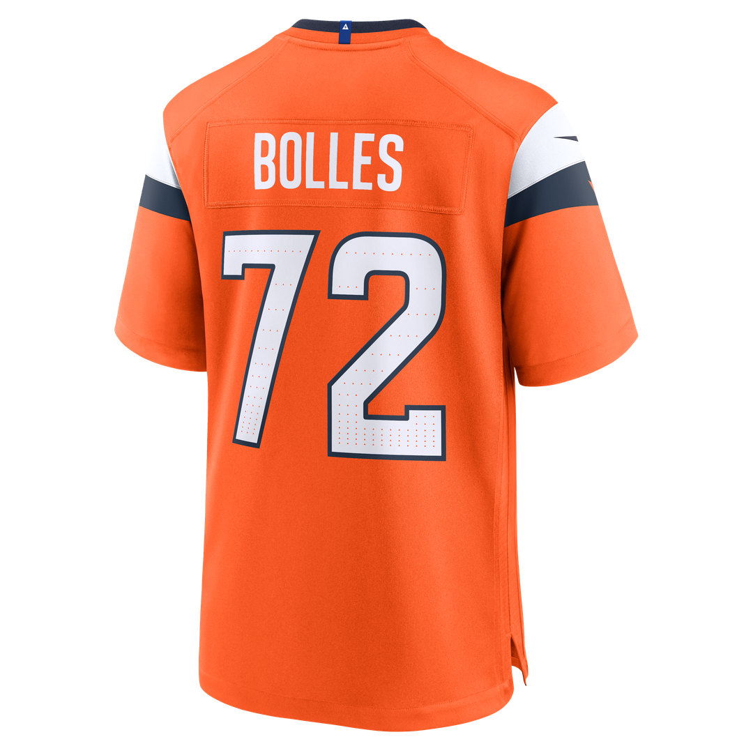 Denver Broncos Garett Bolles Nike Team Game Jersey - Orange