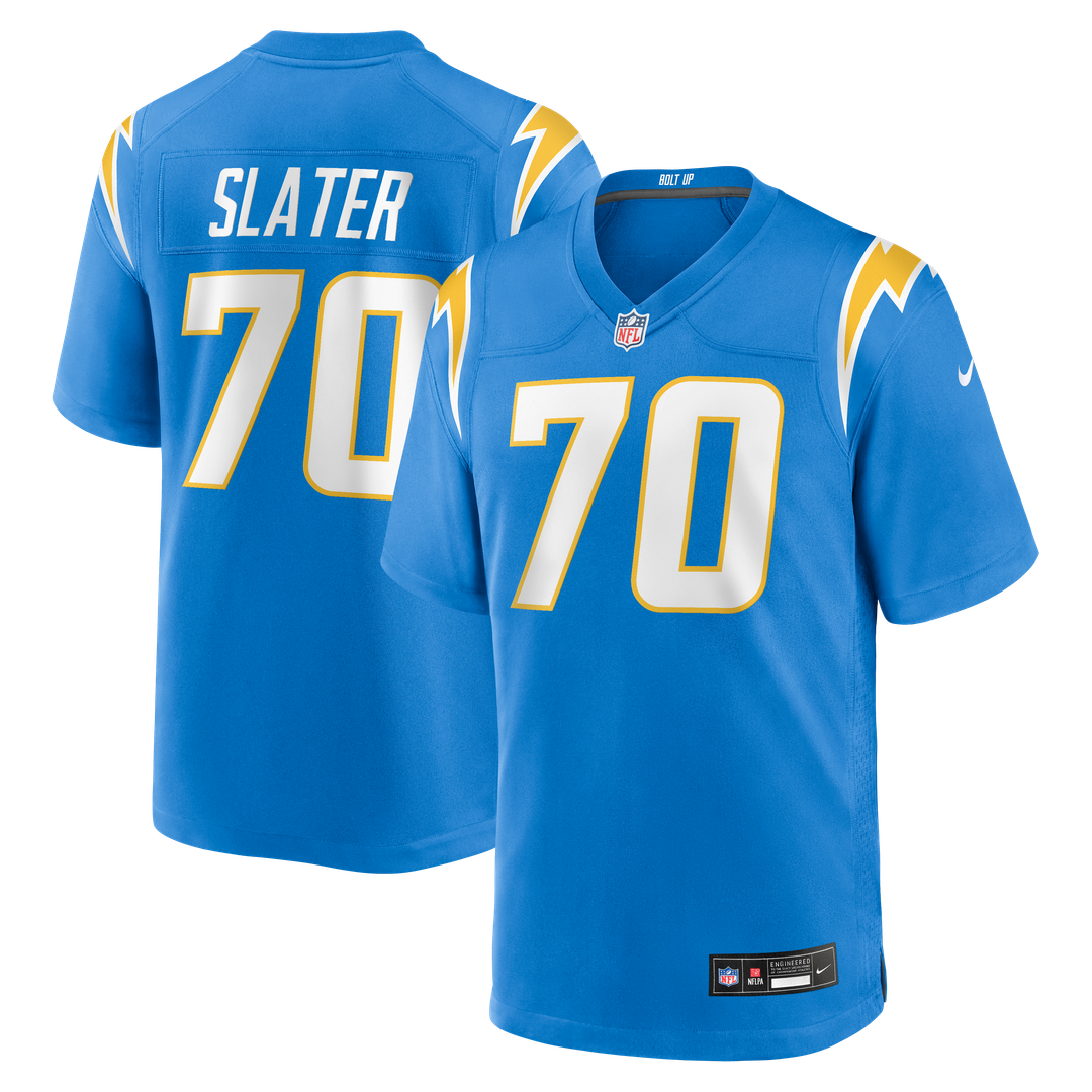 Los Angeles Chargers Rashawn Slater Nike Game Jersey - Powder Blue