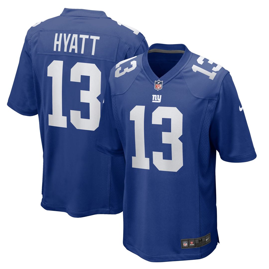 New York Giants Jalin Hyatt Nike Game Jersey - White