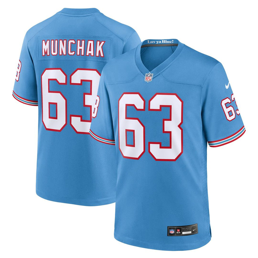 Tennessee Titans Mike Munchak Nike Retired Player Alternate Game Jersey - Light Blue