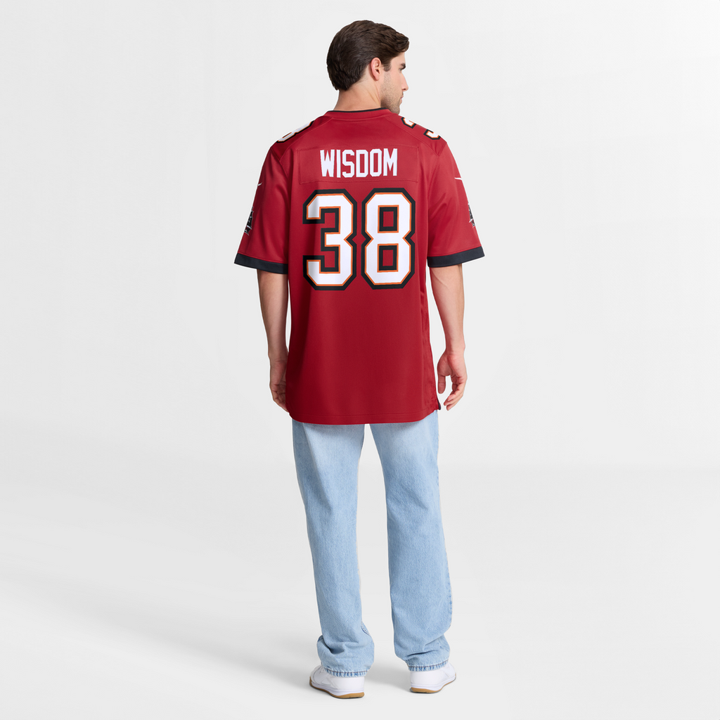 Tampa Bay Buccaneers Rashad Wisdom Nike Team Game Jersey - Red