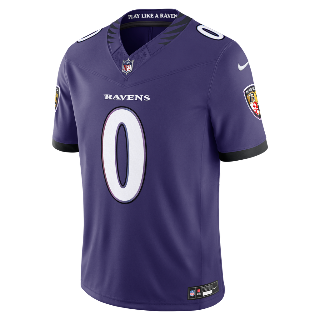 Baltimore Ravens Roquan Smith Nike Team Vapor F.U.S.E. Stitched Limited Jersey - Purple