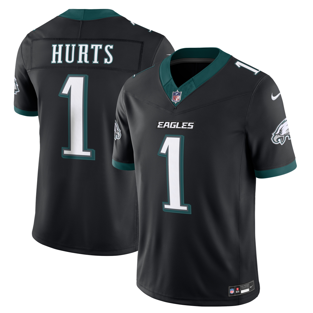 Philadelphia Eagles Jalen Hurts Nike Team Vapor F.U.S.E. Stitched Limited Jersey - Midnight Green
