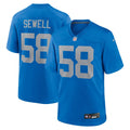 Detroit Lions Penei Sewell Nike Alternate Game Jersey - Blue