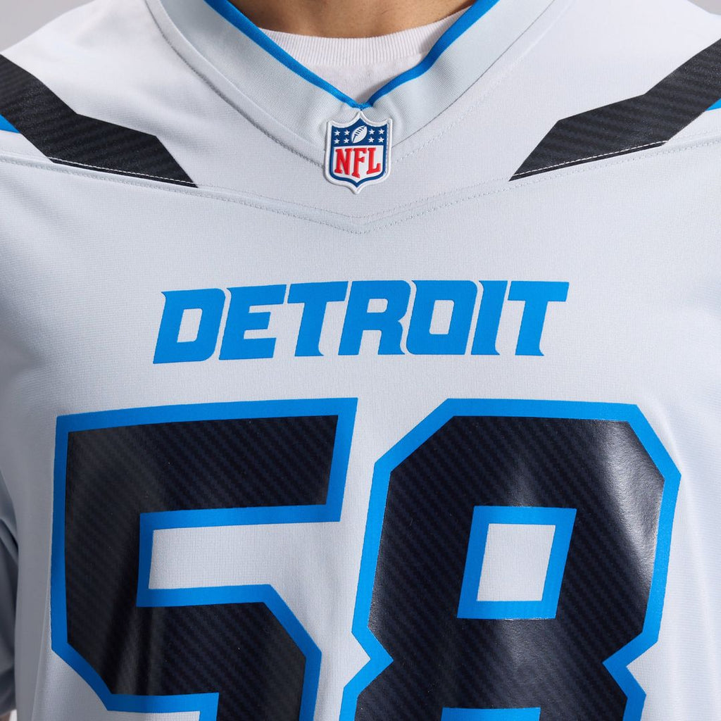 Detroit Lions Penei Sewell Nike 2026 Rivalries Collection Game Jersey - Silver