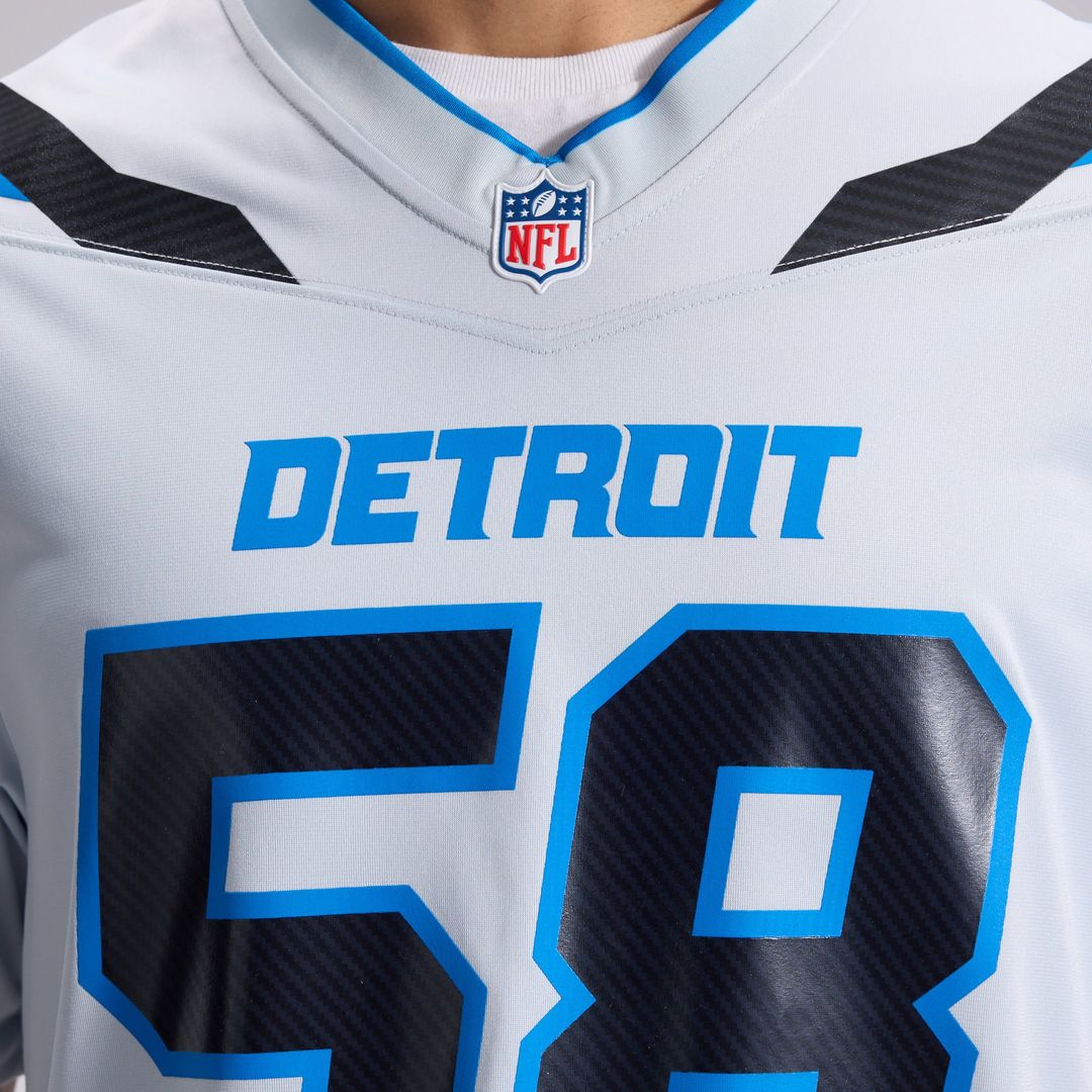 Detroit Lions Penei Sewell Nike 2026 Rivalries Collection Game Jersey - Silver