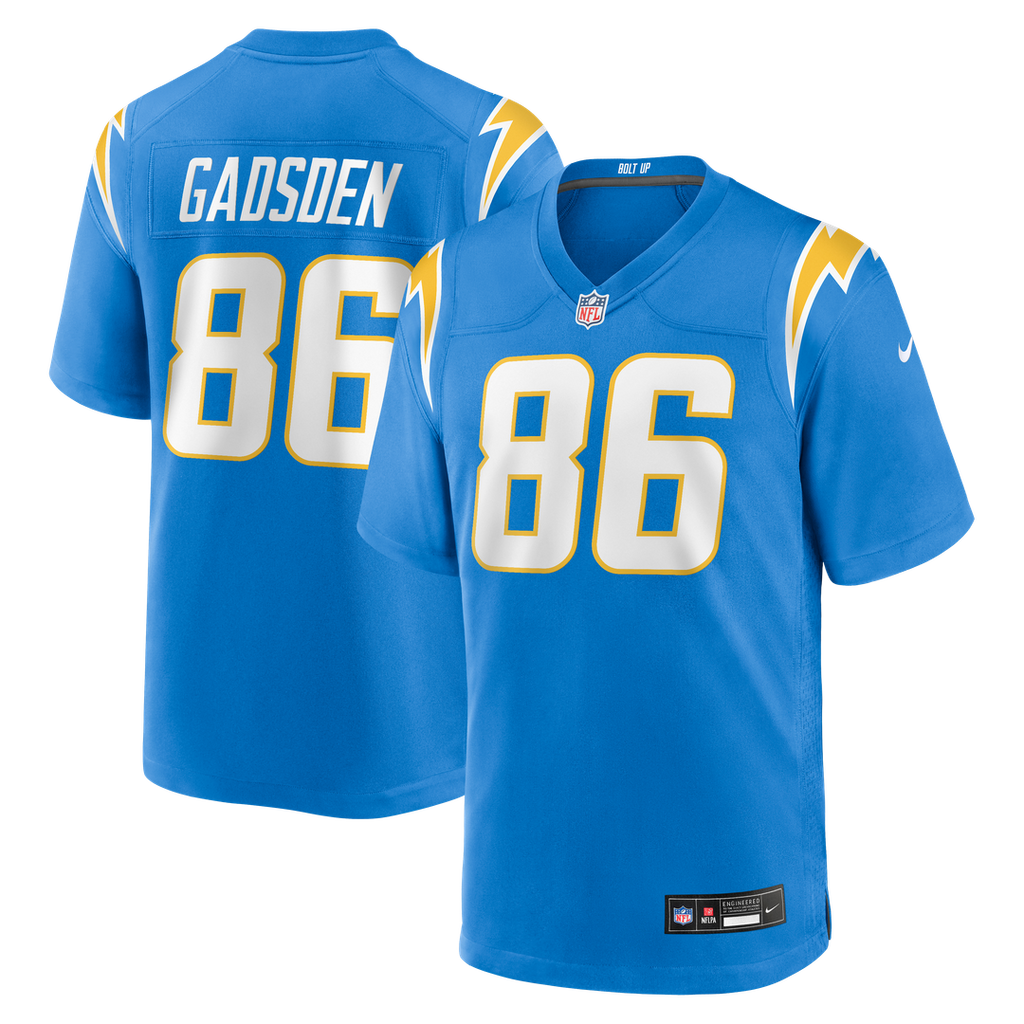 Los Angeles Chargers Oronde Gadsden Nike Alternate 2 Super Chargers Game Jersey - Navy