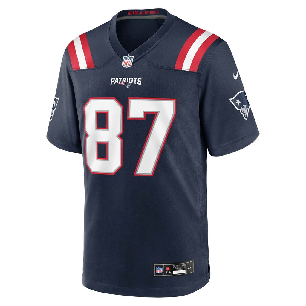 New England Patriots Romeo Doubs Nike Game Jersey - Navy