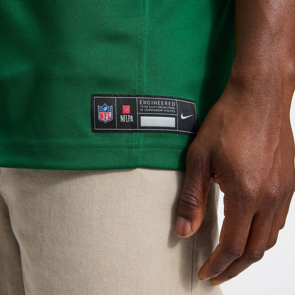 New York Jets Garrett Wilson Nike Team Vapor F.U.S.E. Stitched Limited Jersey - Legacy Green