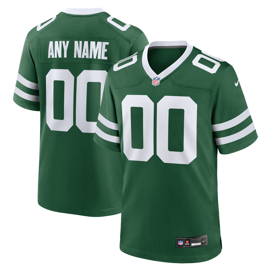 New York Jets Nike Custom Game Jersey - Legacy Green