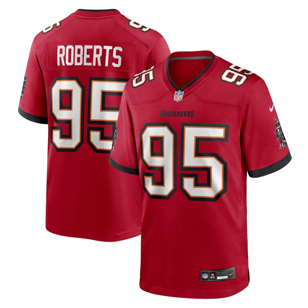Tampa Bay Buccaneers Elijah Roberts Nike Team Game Jersey - Red