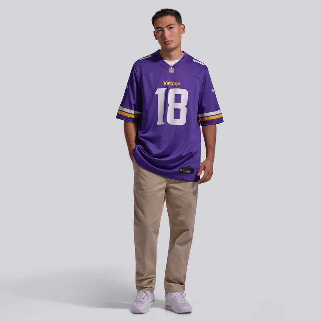 Minnesota Vikings Justin Jefferson Nike Player Game Jersey - Purple