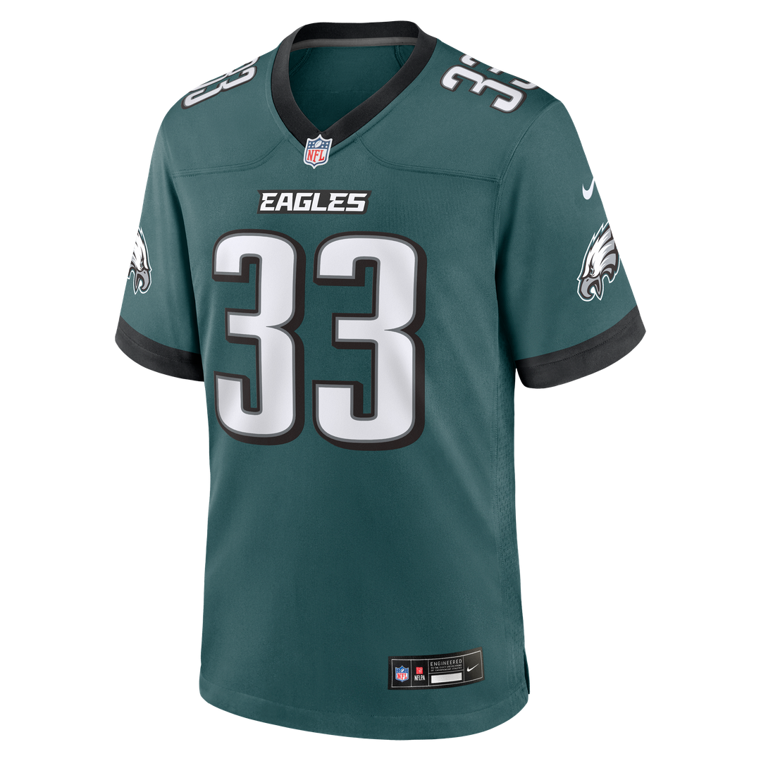 Philadelphia Eagles Cooper DeJean Nike Team Game Jersey - Midnight Green