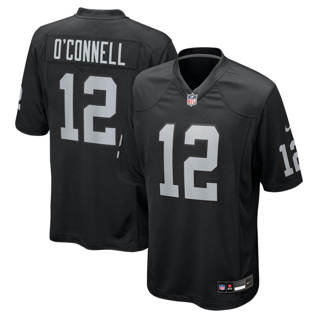 Las Vegas Raiders Aidan O'Connell Nike Team Game Jersey - Black