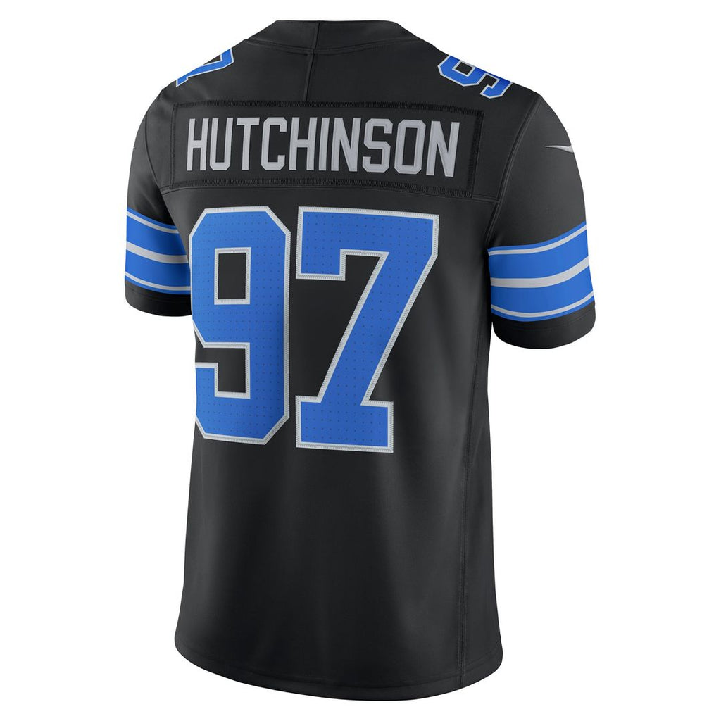 Detroit Lions Aidan Hutchinson Nike Alternate Vapor F.U.S.E. Stitched Limited Jersey - Black