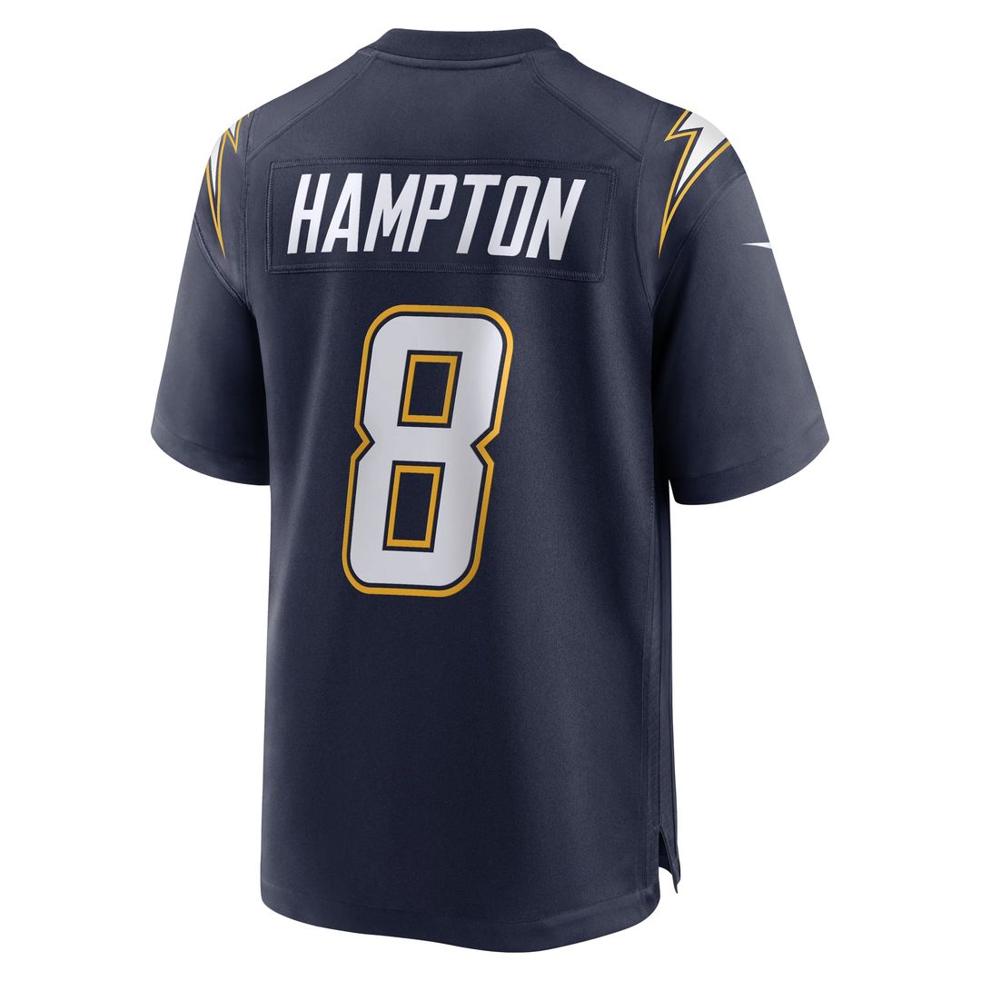 Los Angeles Chargers Omarion Hampton Nike Game Player Jersey - Powder Blue