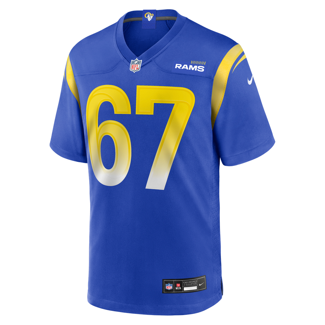 Los Angeles Rams Justin Dedich Nike Game Jersey - Royal