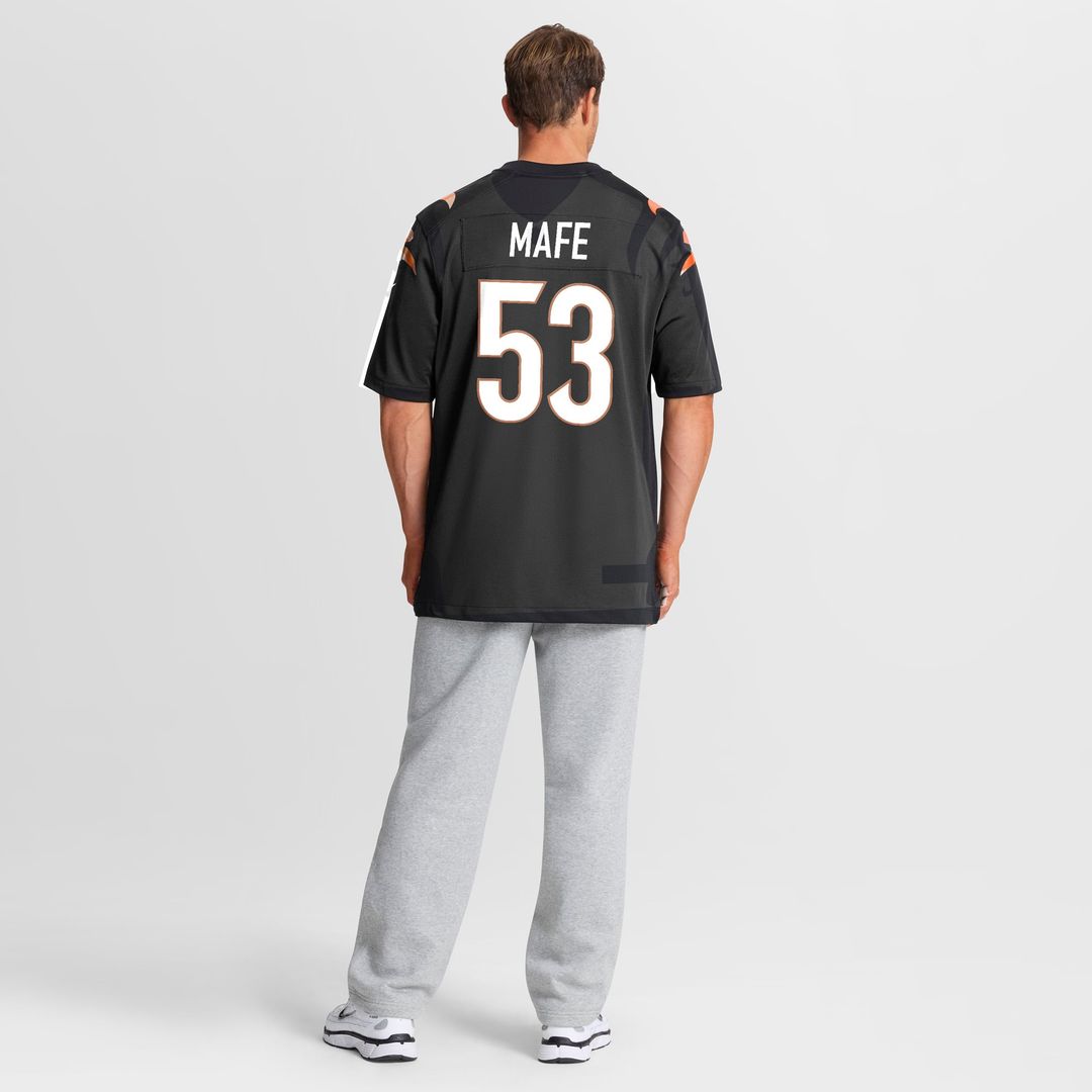 Cincinnati Bengals Boye Mafe Nike Team Game Jersey - Black