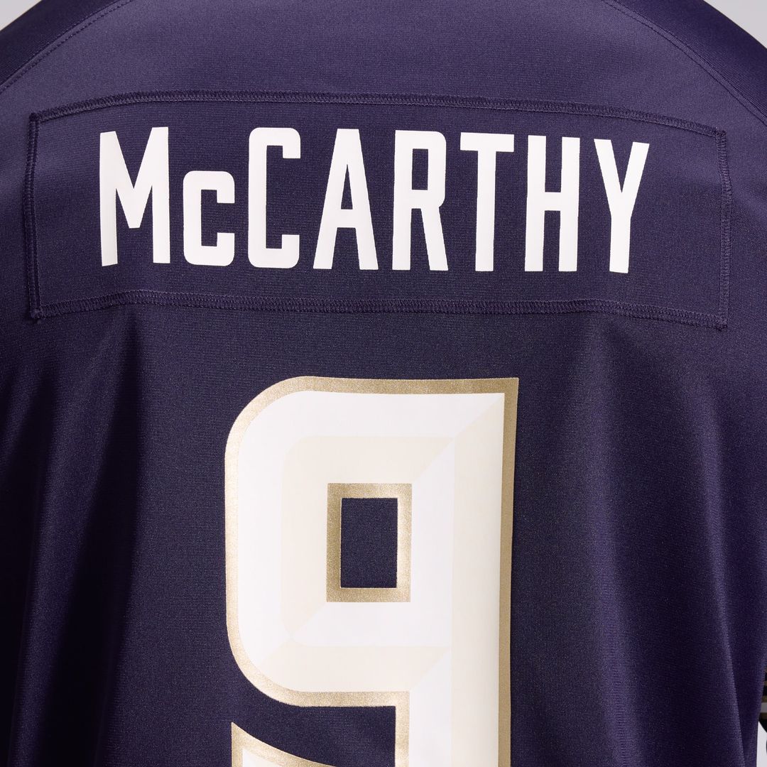 Minnesota Vikings J.J McCarthy Nike 2026 Rivalries Collection Game Jersey - Purple