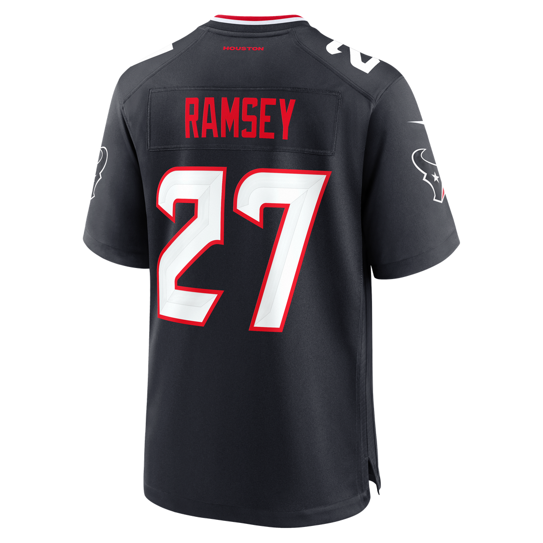 Houston Texans Kamari Ramsey Nike Team Game Jersey - Navy