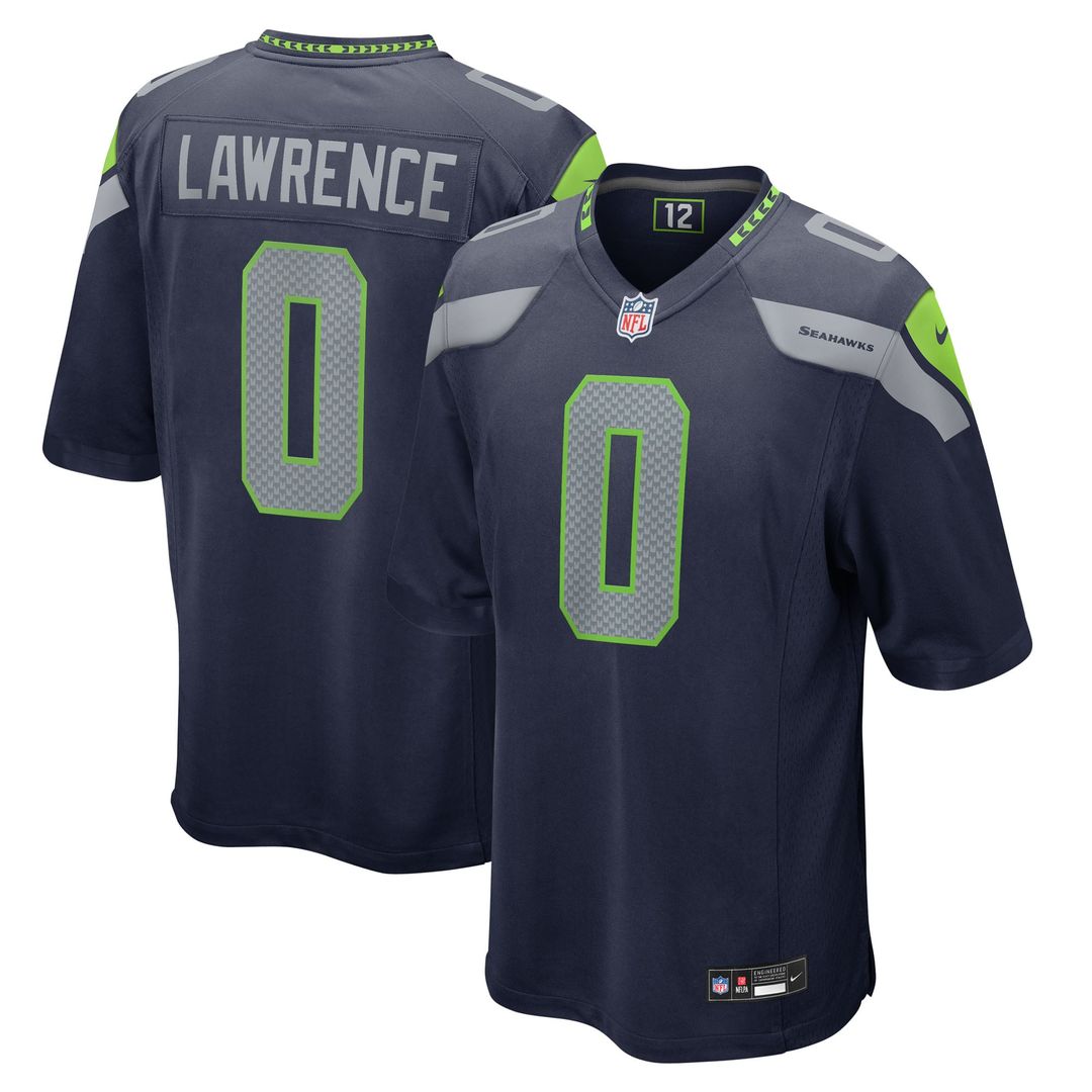 Seattle Seahawks DeMarcus Lawrence Nike Team Game Jersey - College Navy
