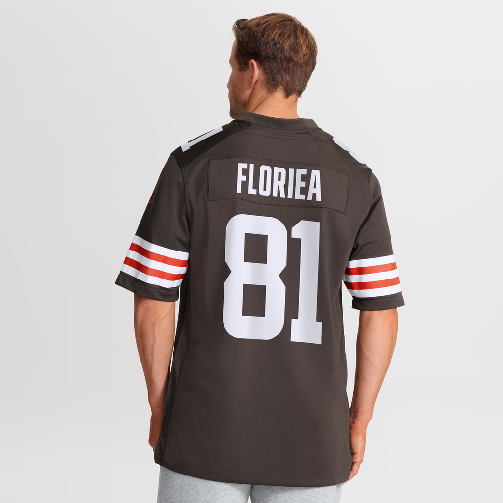 Cleveland Browns Luke Floriea Nike Team Game Jersey - Brown