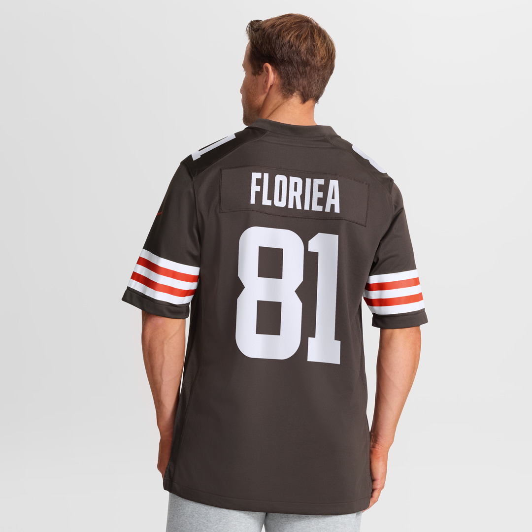 Cleveland Browns Luke Floriea Nike Team Game Jersey - Brown