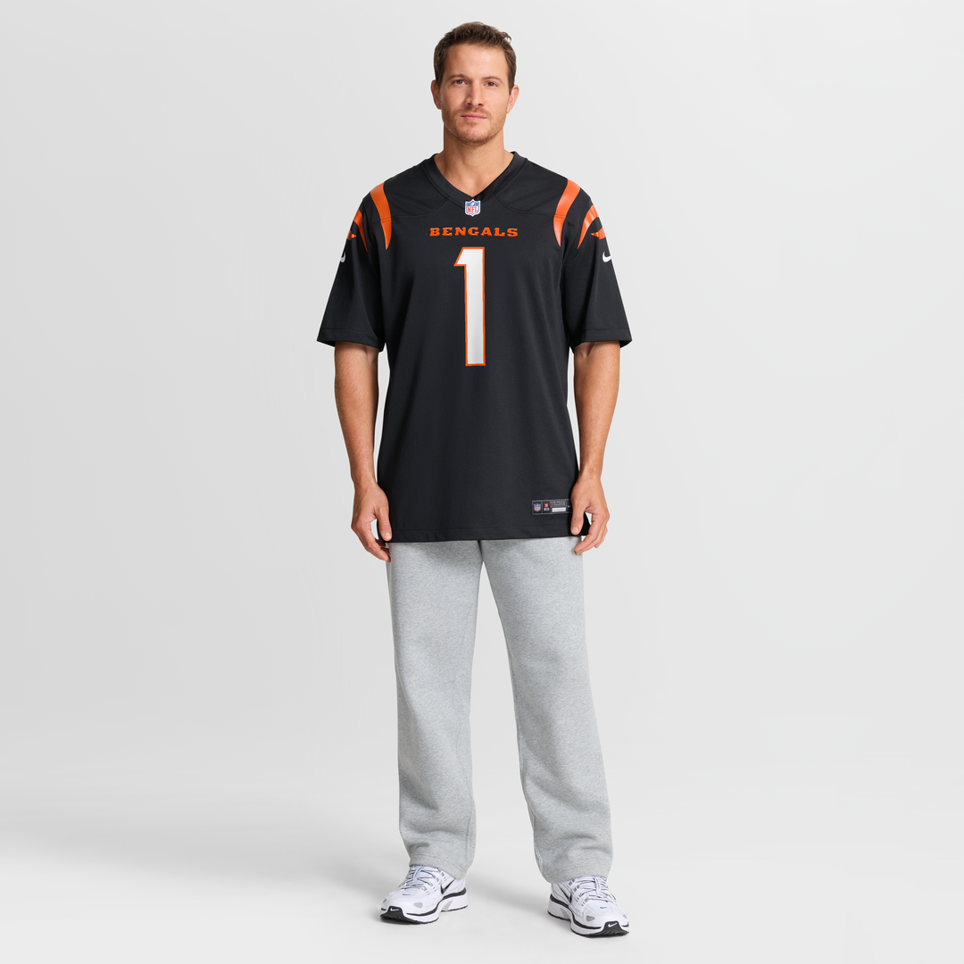 Cincinnati Bengals Number 1 Groom Nike Game Jersey - Black
