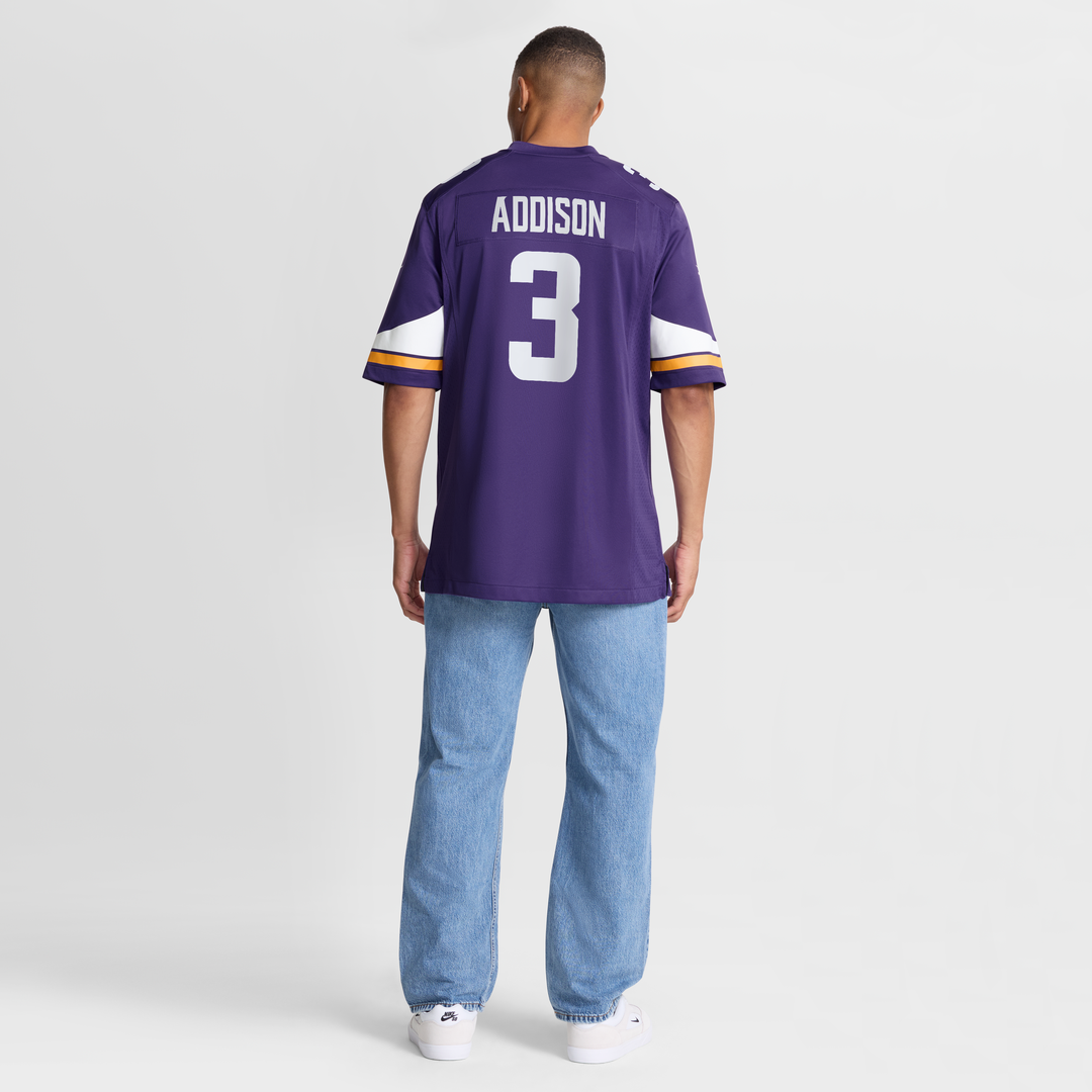 Minnesota Vikings Jordan Addison Nike Game Jersey - Purple