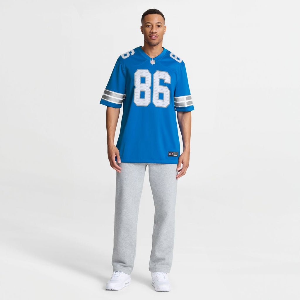 Detroit Lions Anthony Firkser Nike Team Game Jersey - Blue