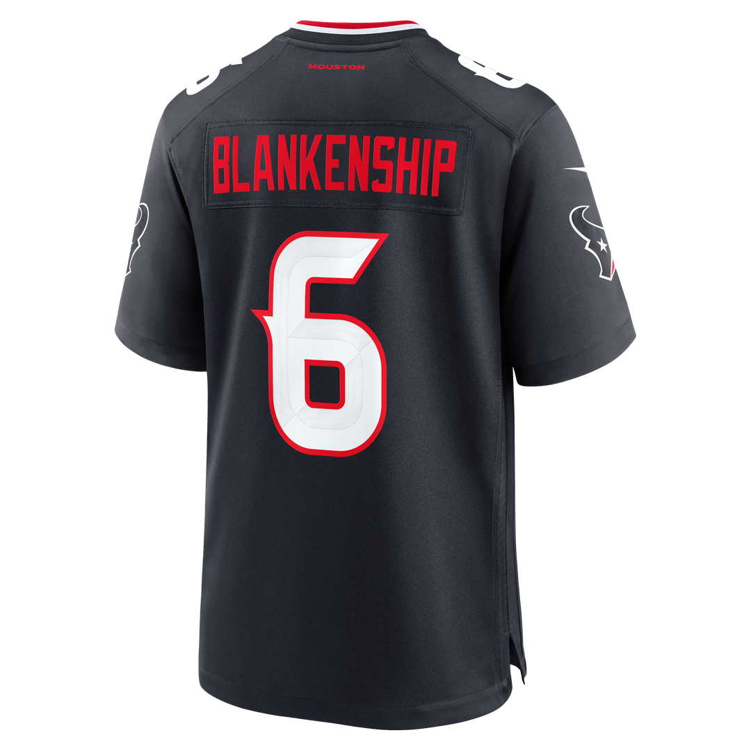 Houston Texans Reed Blankenship Nike Team Game Jersey - Navy