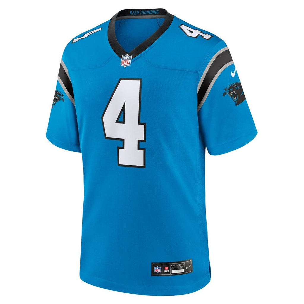 Carolina Panthers Tetairoa McMillan Nike Team Game Jersey - Black