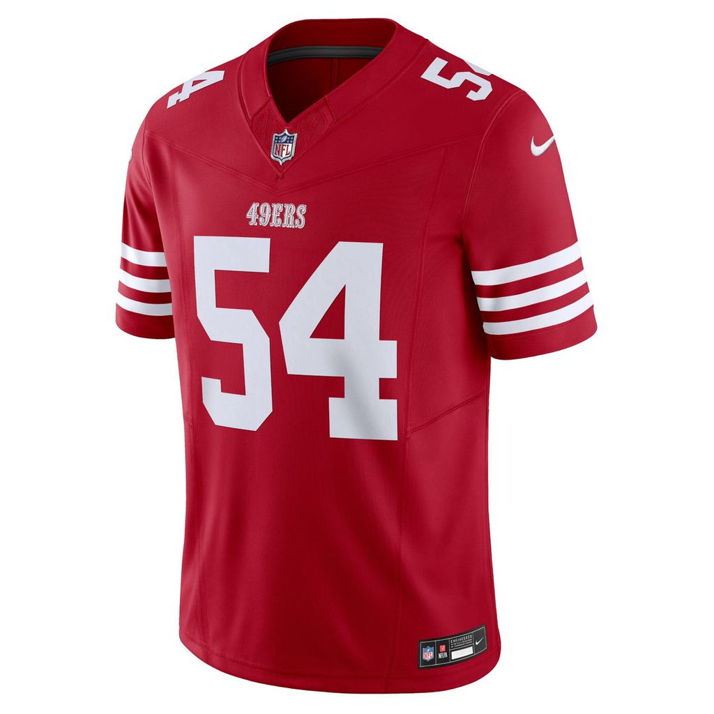 San Francisco 49ers Fred Warner Nike Vapor F.U.S.E. Limited Jersey - Scarlet