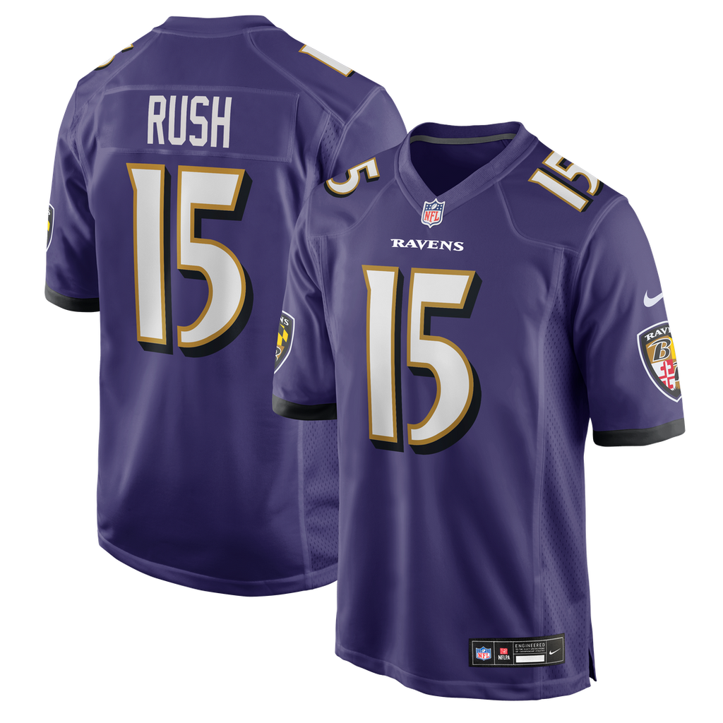 Baltimore Ravens Cooper Rush Nike Team Game Jersey - Purple