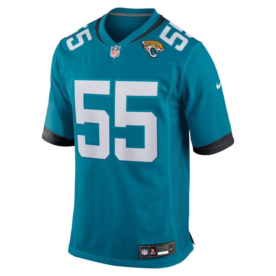 Jacksonville Jaguars Dequan Jackson Nike Game Jersey - Teal