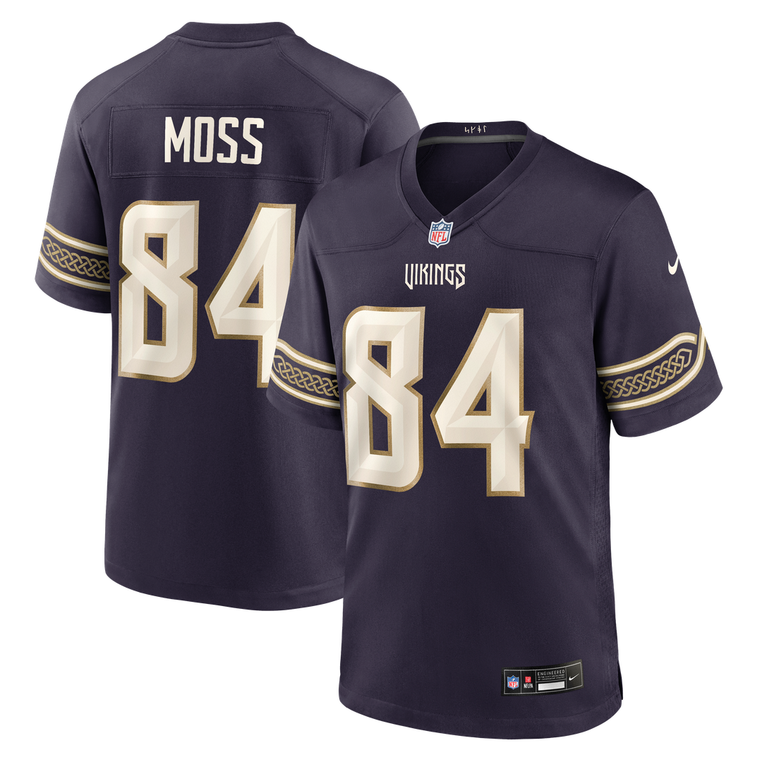 Minnesota Vikings Randy Moss Nike 2026 Rivalries Collection Game Jersey - Purple