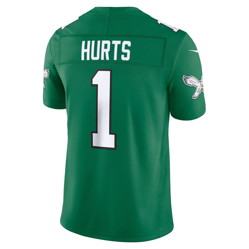 Philadelphia Eagles Jalen Hurts Nike Team Vapor F.U.S.E. Stitched Limited Jersey - Midnight Green