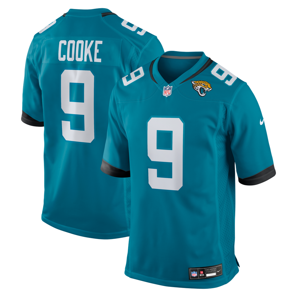 Jacksonville Jaguars Logan Cooke Nike Game Jersey - Teal